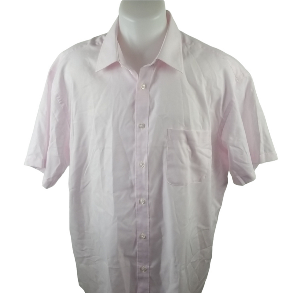 NWT Joseph & Feiss Shortsleeves Shirt Size 17 1/2